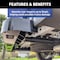 Luverne Truck Equipment IMPACT SHOCK-ABSORBING REAR BUMPER GUARD AND STEP (NO BRACKETS) 415358 - alternate 3